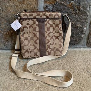 NWT Coach Brown Crossbody Bag